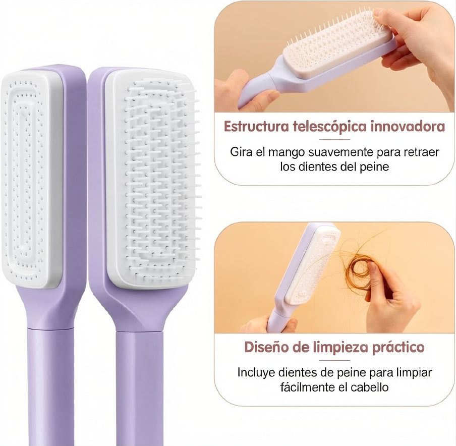 Peine Autolimpiante